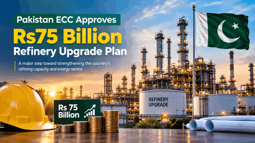 Pakistan ECC Approves Rs75 Billion Refinery Upgrade Plan