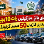 شادی ہالز، مارکیٹیں رات 10 بجے بند، سرکاری گاڑیاں 50 فیصد گراؤنڈ